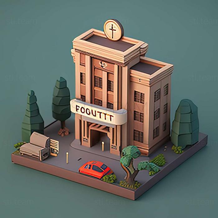 3D model Hospital Tycoon game (STL)